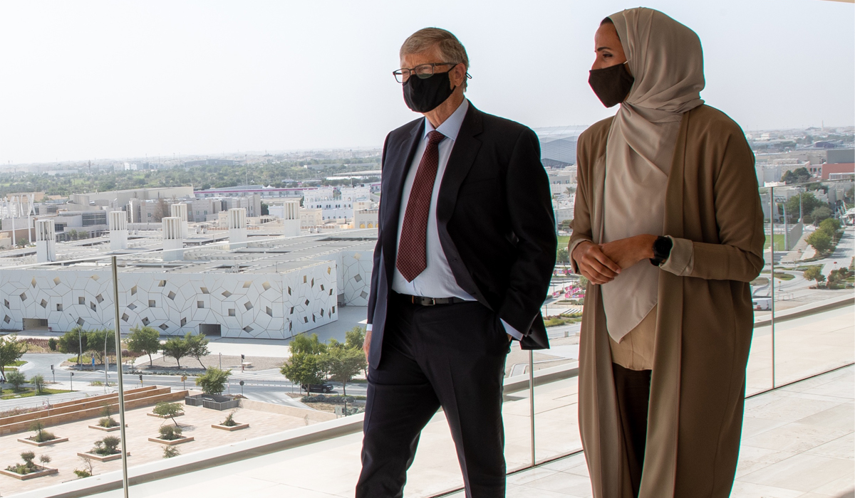 HE Bill Gates visited Qatar Foundation
